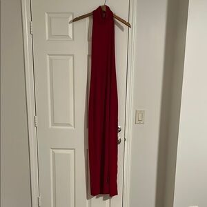 Norma Kamali Halter Maxi Dress
